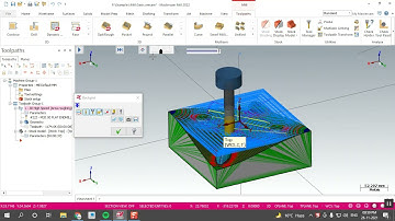 Mastercam 2022 Area Roughing | Vmc Programming |Mastercam #shorts