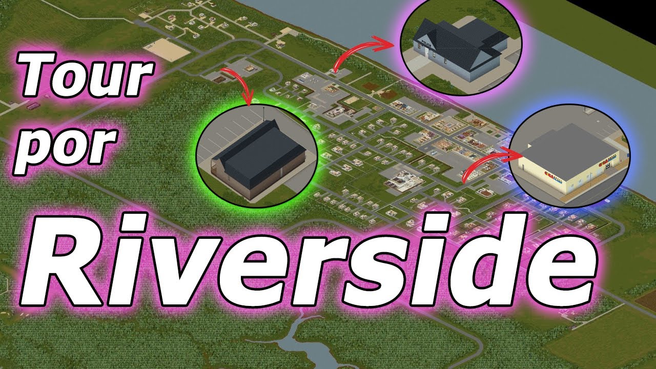 Mostrando todos os pontos principais de Riverside // Tour pelas cidades ...
