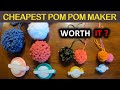 TESTING THE CHEAPEST POM POM MAKER ON AMAZON!