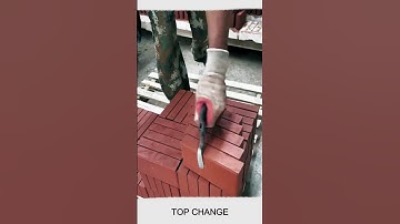 Earthenware solid brick unloading process #machine #smartwork #craft #viral #short