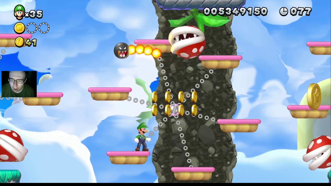 прохождение NSMB U Deluxe New Super Luigi U 15