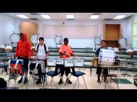 Willowbrook Middle School ASES Drumline -White Out