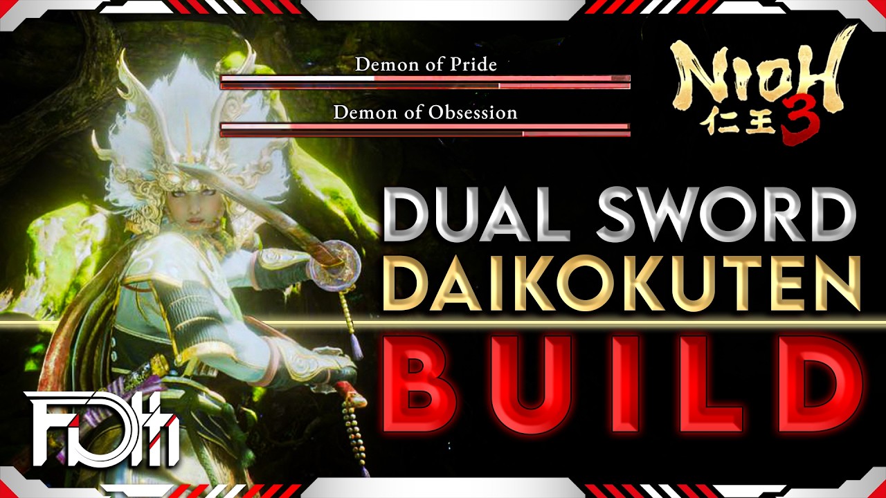 DAIKOKUTEN With Dual Swords SHREDS! | NiOH 3