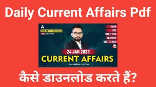 Daily current affairs pdf by ashish gautam sir | Adda247 current affairs pdf group screenshot 3