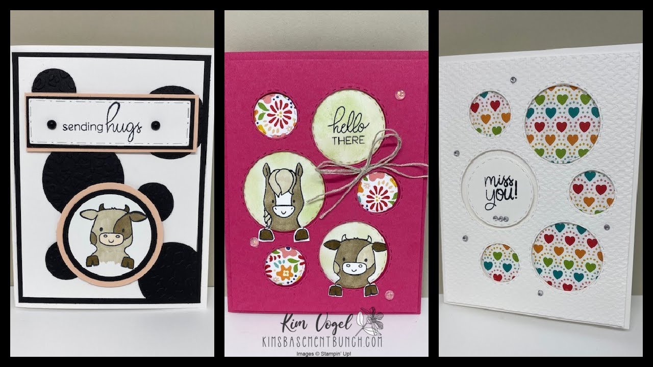 Peekaboo Farm paired with the Picture This Dies by Stampin' Up! Easy