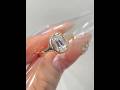 1.5CT Old Mine Cut 14K Gold Solitaire Ring #yushinejewelry #diamond #lab #jewelry #14k #ring