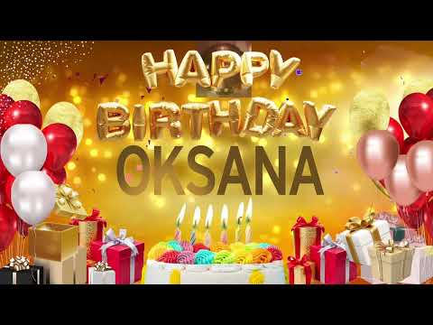 Oksana - Happy Birthday Oksana