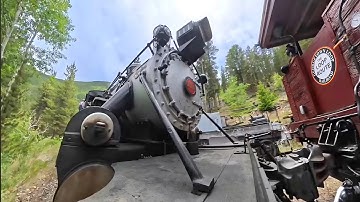 Behind The Scenes on the Georgetown Loop Railroad Steam Locomotive - Cab Ride Part 2