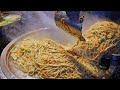 Taiwanese Street Food - Fried Rice, Fried Rice Noodles, Oyster Omelet, Fried Noodles/炒飯, 炒米粉, 蚵仔煎,炒麵