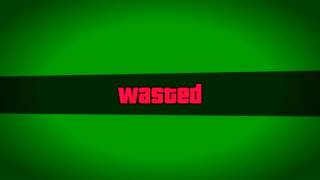 GTA 5 Wasted green screen Chroma key Resimi