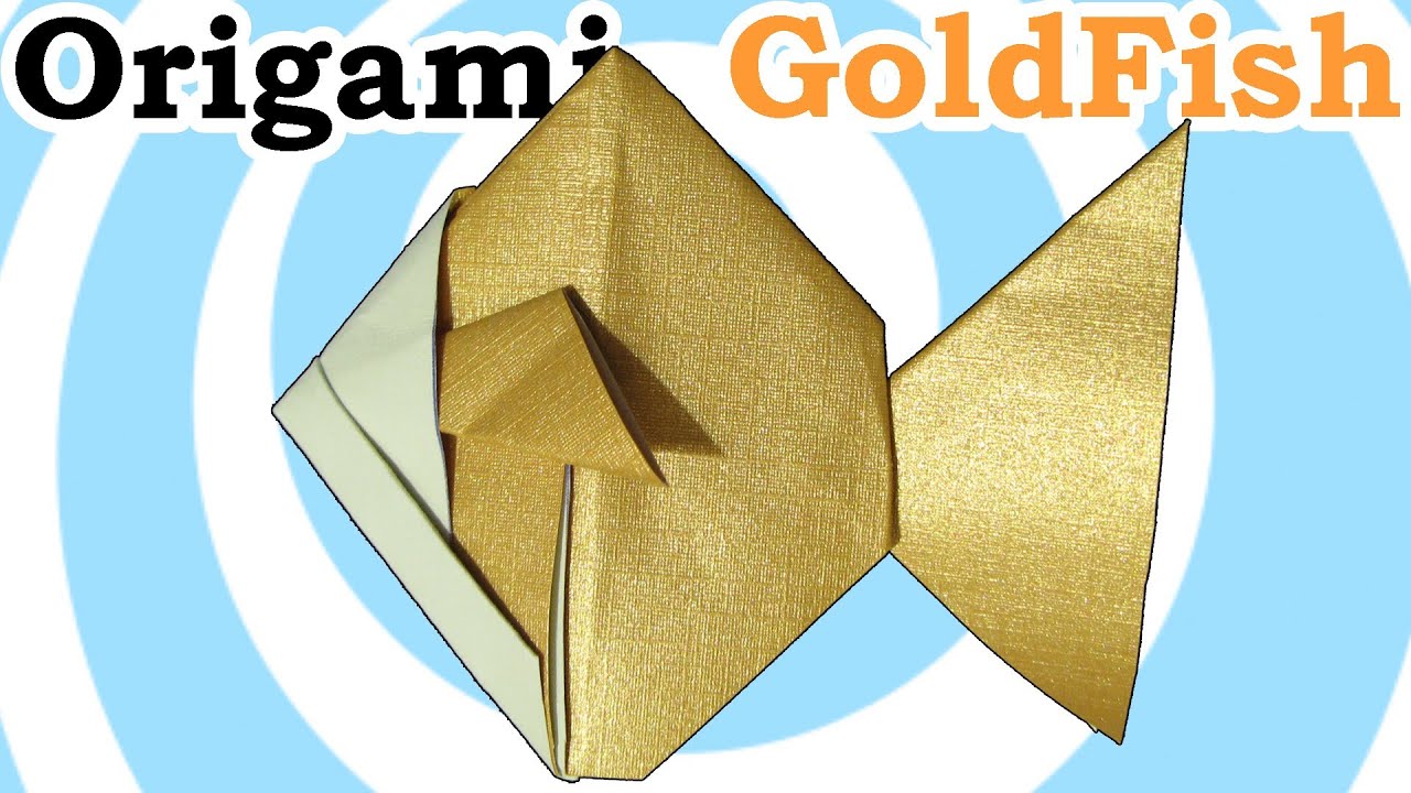 Origami Goldfish Tutorial Learn How to Make One YouTube