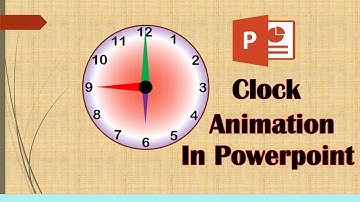 Running Clock Animation || Clock Animation in MS PowerPoint || चलती घडी कैसे बनाये पॉवरपॉइंट में ||