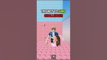 Try Not To Sing Challenge...PT 13🎤😎 #shorts #roblox #robloxshorts