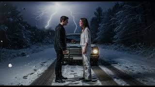 What were the man and woman doing alone on a mountain road?