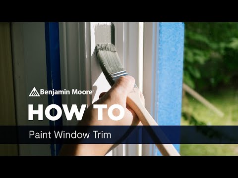 How To Paint Trim Around Exterior Windows?