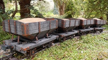 Peckforton Light Railway - How I constructed a rake of Snailbeach hopper wagons
