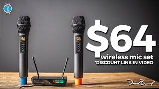 $64 Wireless Mic Set // Review of the Bietrun UHF Wireless mic set (Discount in video)