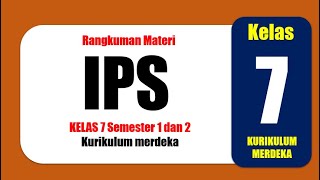 IPS Kelas 7 Kurikulum Merdeka Semester 1 dan 2