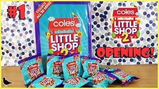 Coles Little Shop 2 Mini Collectables Opening + Collector's Case! | Birdew Reviews