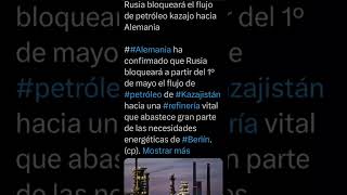 Alemania  Petróleo  #HTBN #hoyestendenciabreakingnews I @Hoyestendenciabreakingnews