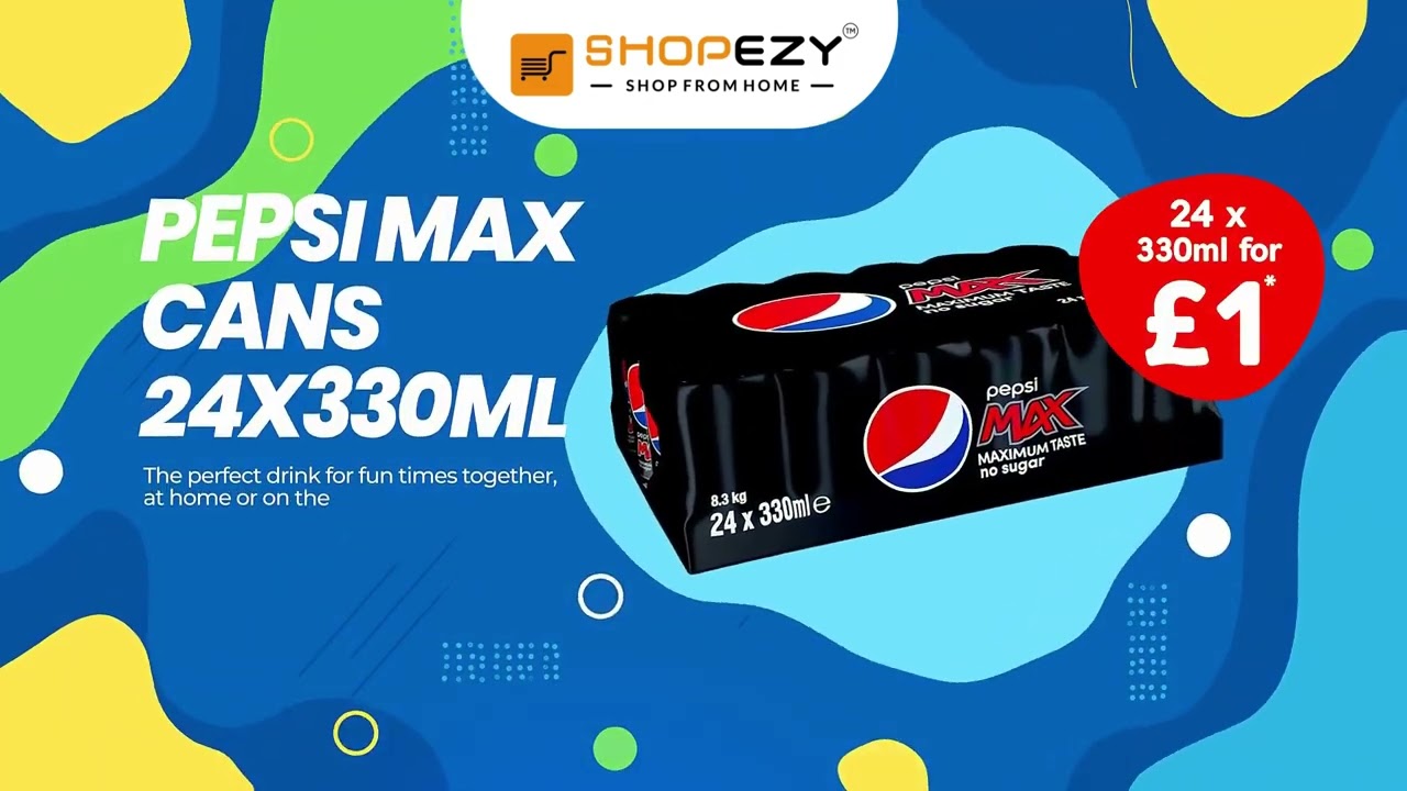 Pepsi Max Cans 30