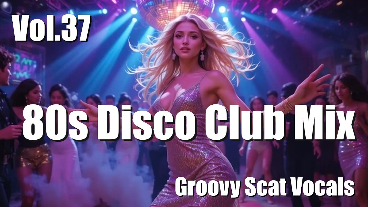 80s Disco Club Mix 2025 Vol.37 | Groovy Scat Vocals | Nonstop High Energy Workout Music | Vol.37