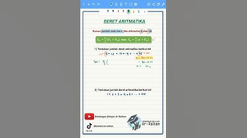 Rumus Deret Aritmatika Jika Diketahui a & Un