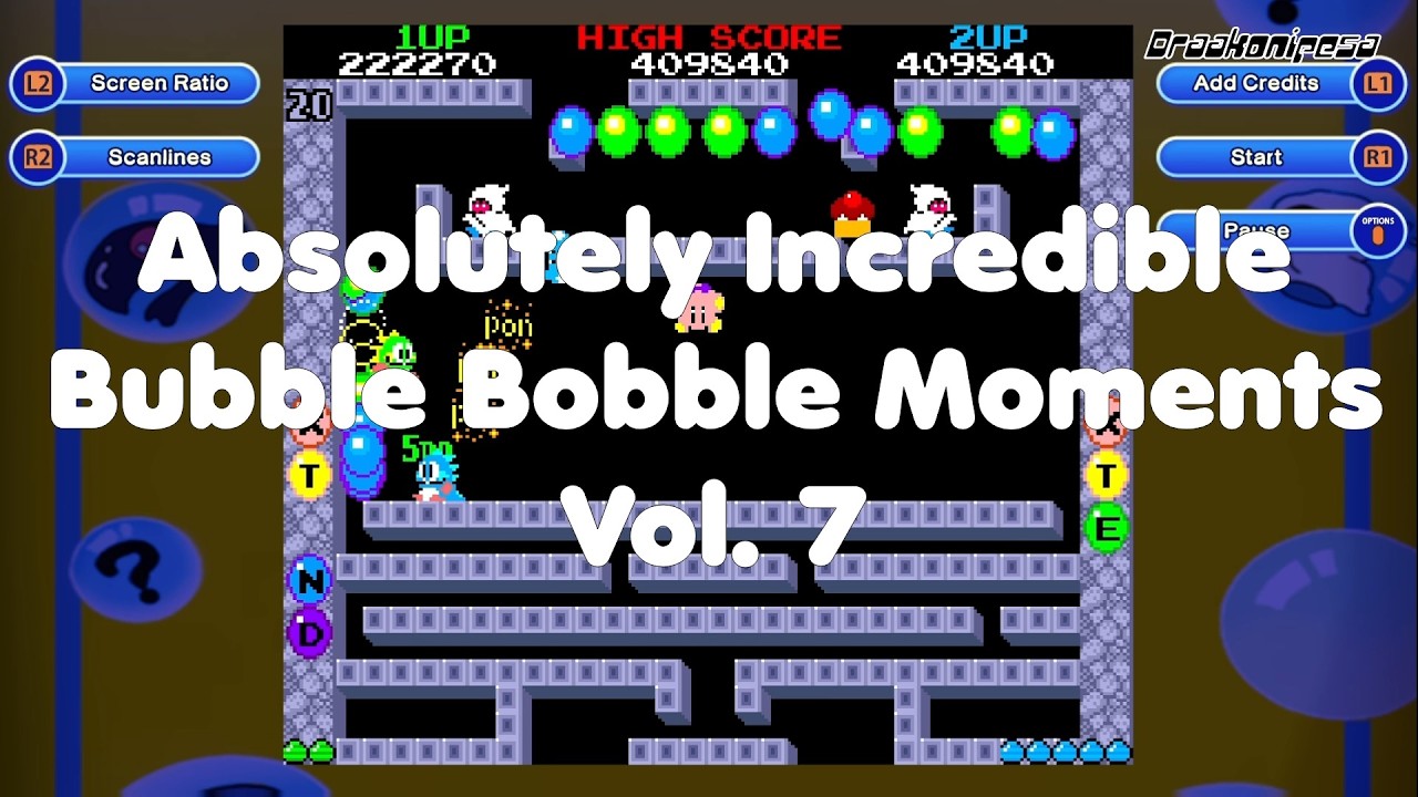 Absolutely Incredible Bubble Bobble Moments Vol. 7 All 4 Secret Doors Compilation!