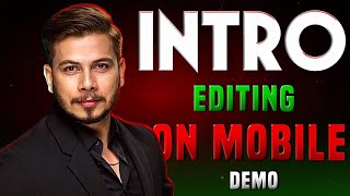 Nitish Rajput Style Intro Editing on Mobile | Full Breakdown Demo 🔥 screenshot 3