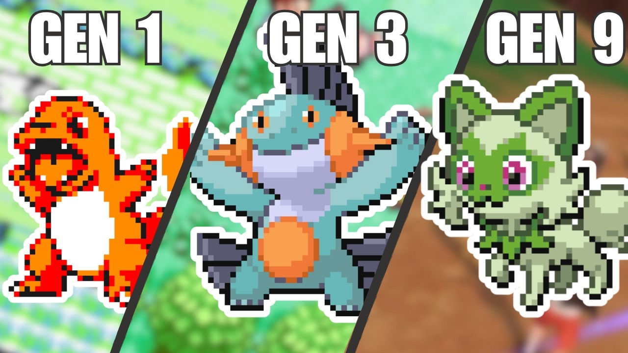 Todos os Pokémon Iniciais Explicados em 16 Minutos