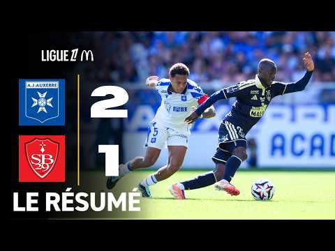 AJ Auxerre - Stade Brest | 2-1 | Highlights | Ligue 1 2026-27 | auxerre brest