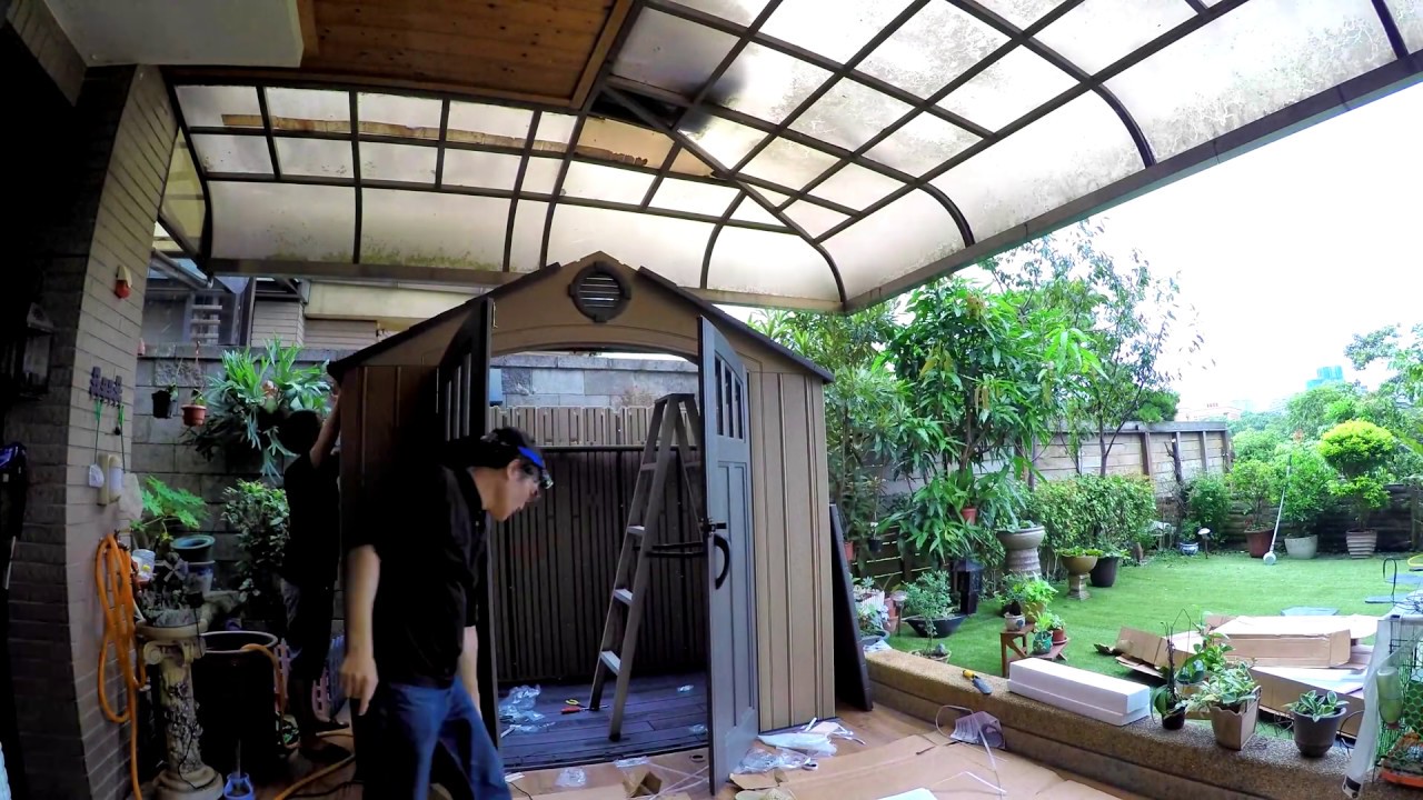 Build A 8 x 5 Lifetime Shed - YouTube