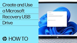 creating and using a microsoft recovery usb drive | hp computers | hp support