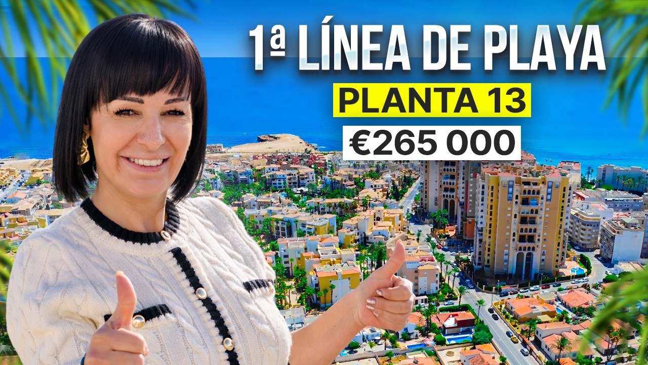 Piso en Primera Línea de Playa en Torrevieja. Planta 13 con vistas al mar ¡Disponible Ahora!