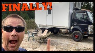This FUSO is still NOT done! - but we're Camping anyway!