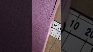Cutting a Foam Circle #shorts
