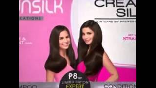 Anne Curtis And Jasmine Curtis Sisters In Creamsilk Tv Commercial 2015