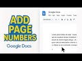 How to Add Page Numbers in Google Docs – Easy Step-by-Step Guide!