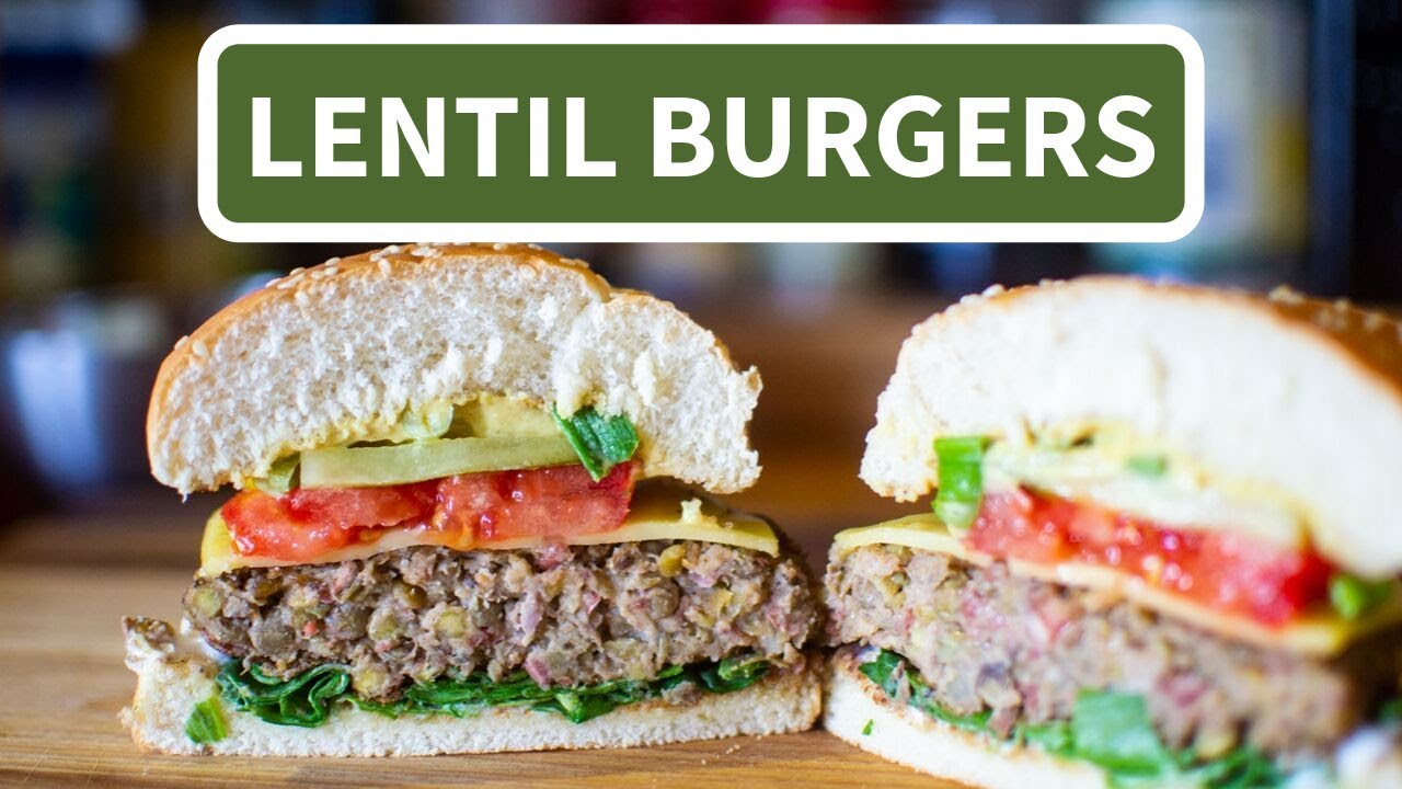 Incredible Lentil Burgers (Best Tasting All-Veggie Patty I've Made – Vegan + Gluten Free)