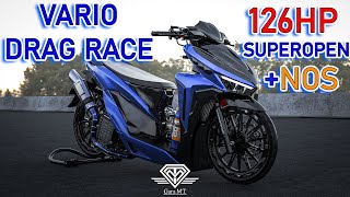 VARIO DRAG RACE - OPEN 126HP | NOS   SUPER OPEN | 4K