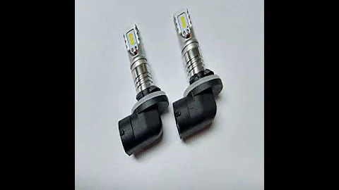 Cougar Motor 881 LED Fog Light/DRL Bulbs - CREE 50W 5000K Bright White Pack of two bulbs
