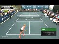 Brooke Buckner vs Catherine Parenteau at the Zimmer Biomet Cape Coral Open