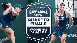 Brooke Buckner vs Catherine Parenteau at the Zimmer Biomet Cape Coral Open