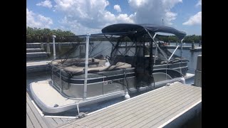 Pontoon Boat Camping on Caladisi Island, Florida