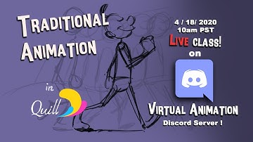 Animating a Walk Cycle using Quill Part 1 of 3.( 1h class)