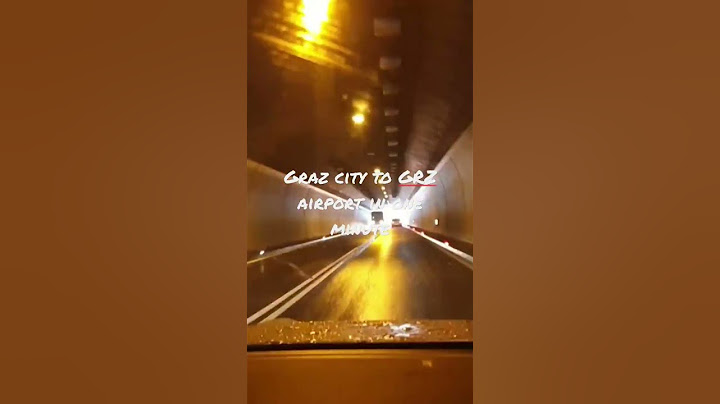 Austria Graz city to GRZ airport in one minute. hahaha