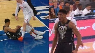 Giannis Gets Disrespected By Mario Hezonja By Getting Stepped Over After Dunk Then Gets Revenge!