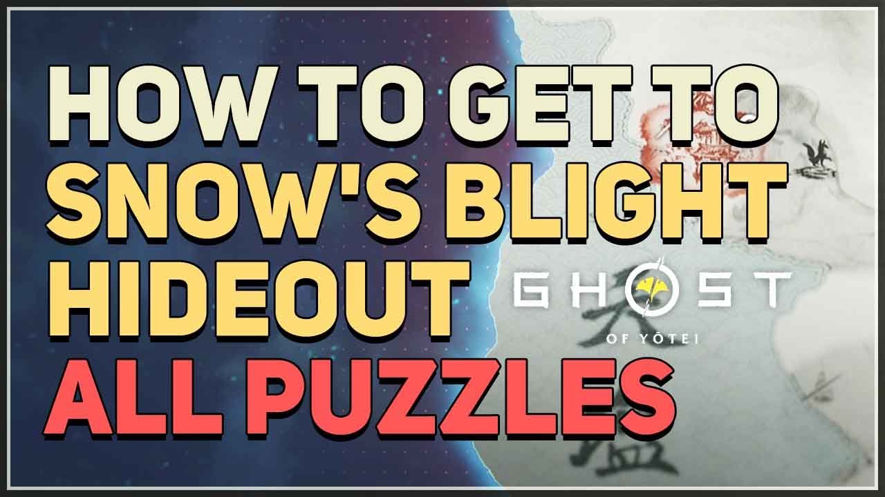 How to get to Snow's Blight Hideout Altar Puzzle Ghost of Yotei - YouTube