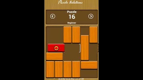 Unblock me Relax mode Puzzle 16 - Walkthrough