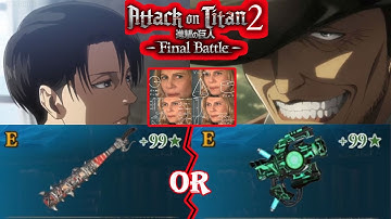 AOT 2 Final Battle - Blades or Guns - Your Choice - Your Style 🤷‍♂️